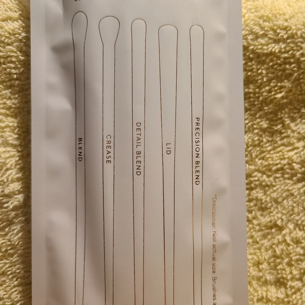 Shades By Shan Five Piece Vegan Eye Brush Set NWOT